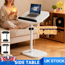 Adjustable C-Shaped Sofa Side End Table Coffee Laptop Table Living Room Bedroom