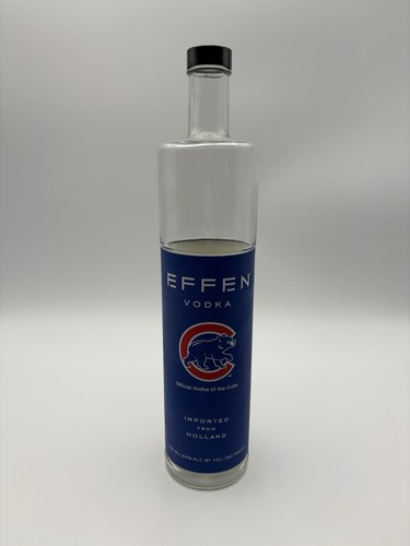 Empty effen vodka chicago cubs - effen,