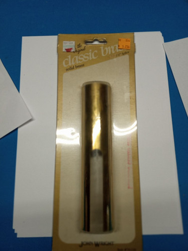 Cast solid brass foot - cast,
