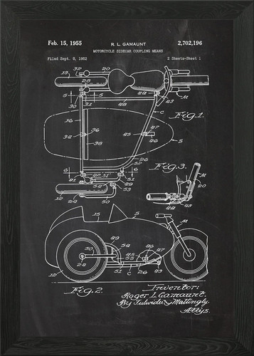 1952 motorcycle sidecar - 1952,