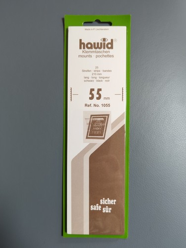 Hawid stamp mounts 210x55mm - hawid,
