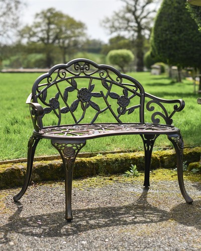 Tri floral bronze - "tri-floral", seater