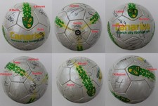 2012-13 Official Norwich City Football Squad Signed inc. Martin & Johnson + COA