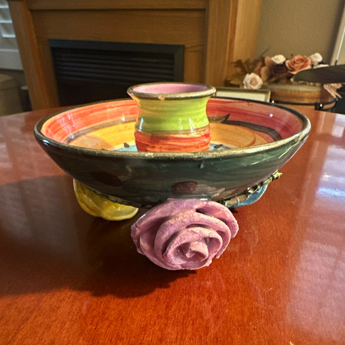 Mary rose young signed pottery - young,
