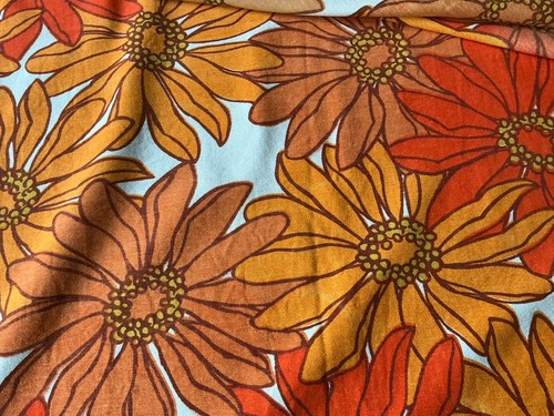 Vintage fabric remnant s - remnant., 60’s