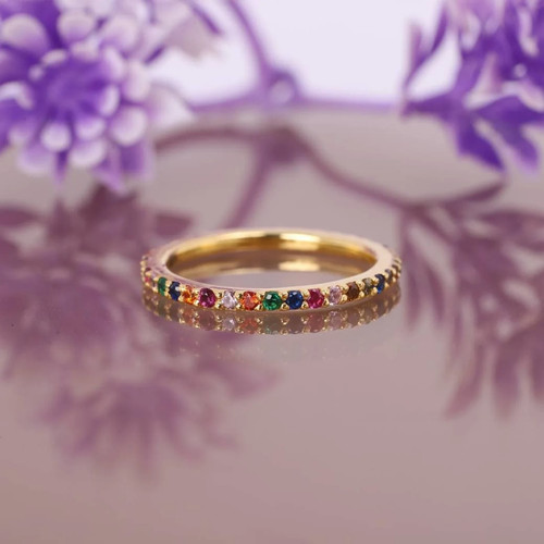 Rainbow multi sapphire - rainbow,