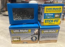 4 x boxes sealed 4x16mm wood