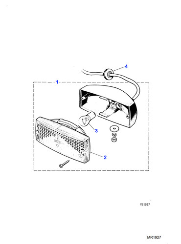 Jaguar genuine fog lamp - jaguar,
