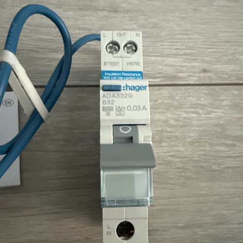 Hager rcbo amp 30ma - 32,