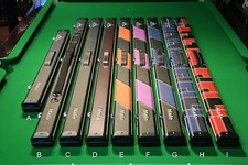 Peradon Halo 3/4 Snooker/Pool Cue Case - Full Range! Chesworth Cues, Sheffield