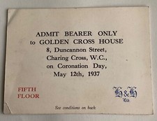 Ticket Coronation Day May 12th