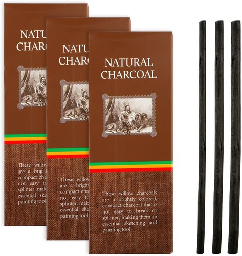 40pcs willow charcoal - 40pcs, sticks