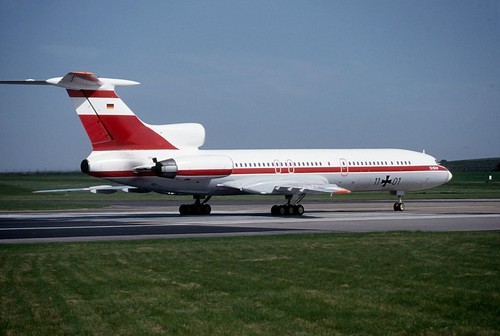 German tupolev 154 - german, 11+01