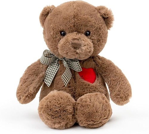 Teddy bear with red heart - ,