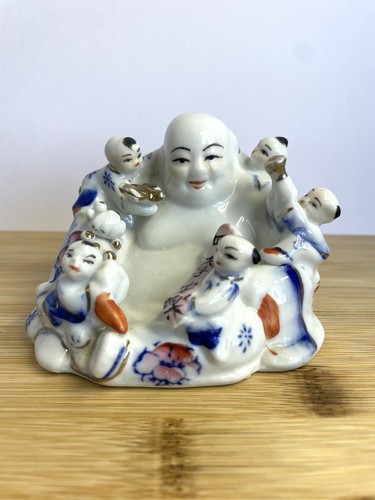 Vintage laughing buddha five - vintage,
