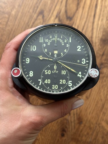 Soviet airforce cockpit watch - soviet,