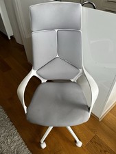 Habitat Alma High Back Office Chair - Grey