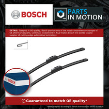 2x Wiper Blades (Pair) Flat /