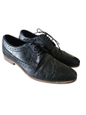 ASOS black leather shoes size