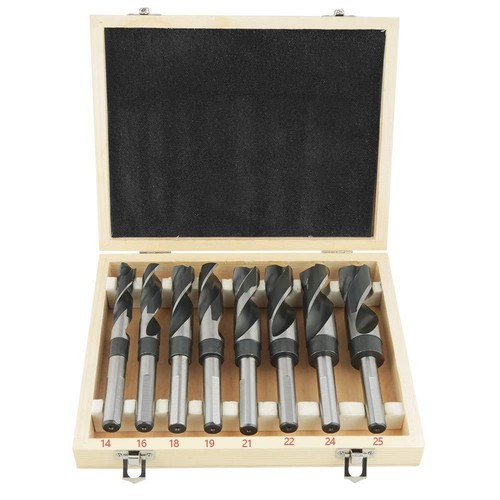 Hss drill bits set 8pcs - set, metal