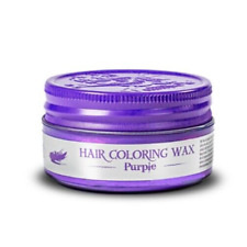 Barbertime Hair Coloring Wax Purple 100ml | Wash Off | Hair Styling Wash Off Wax