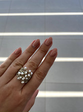 Ring silver 925 golden - , plated