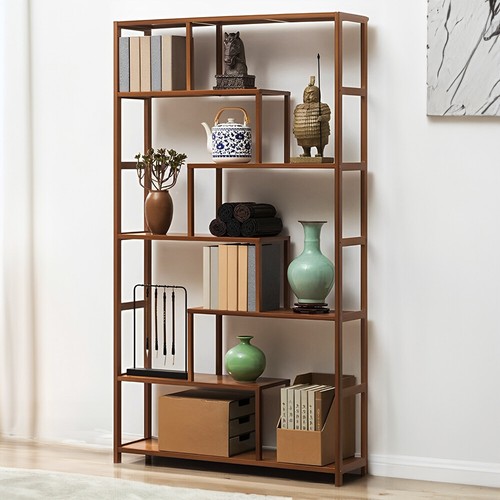 Tier wooden bookcase display - wooden,
