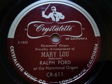 Ralph Ford 78rpm Single