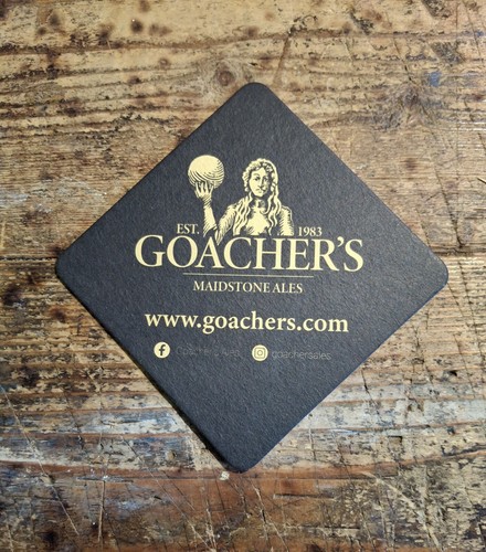 Beermat goacher brewery - beermat, goacher's