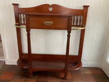 A stunning Arts & Crafts Hall Table/Stick Stand in mahogany by Shapland & Petter