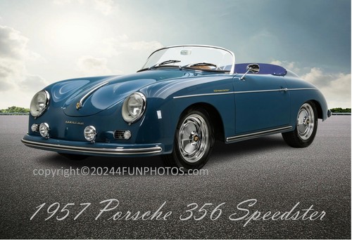 1957 porsche 356 speedster - porsche,