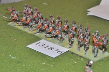 28mm napoleonic / british - scottish infantry 24 figs - (131876)