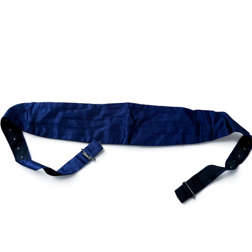 Mens moss bros cummerbund navy - bros,