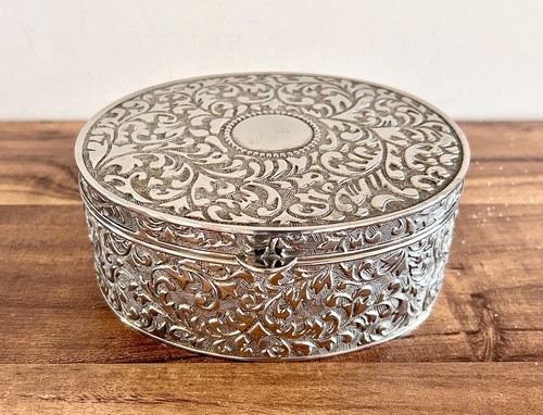 Vintage old antique silver - old,
