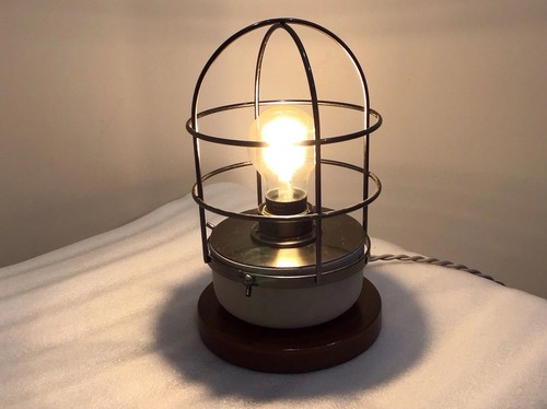 Industrial look desk lamp with - industrial,