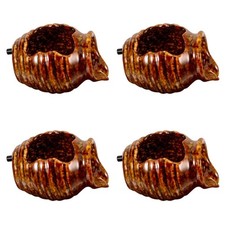  2 Pack Table Top Water Fountain Courtyard Decor Decorative Ceramic Aquarium