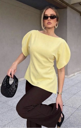 Zara woman fw26 - yellow, puff