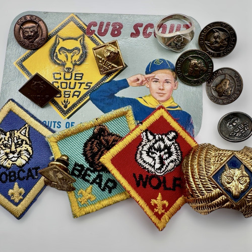 Boy cub scouts vintage mix - scouts,