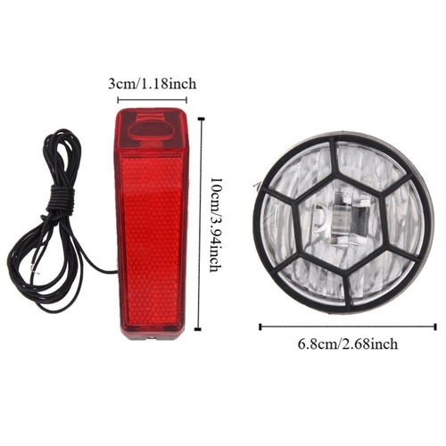 Dynamo bicycle lamp set front - set,