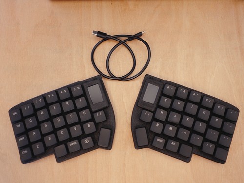 Lily58 split ergo mechanical - ergo,