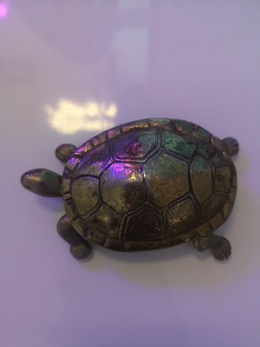 Vintage brass tortoise turtle - vintage,