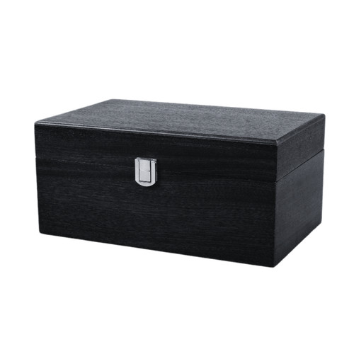 Large ebony chess box - ebony, with