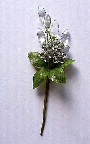 Crystal flower sprays - , mm