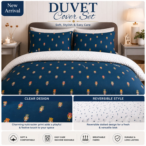 Luxury duvet cover reversible - duvet,