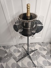 Sommelier with ice bucket - with,