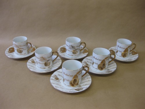 Espresso cups saucers - 6,