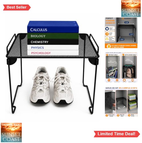 Metal locker shelf organizer - shelf,