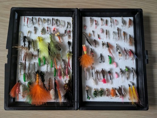 Fly box with over 100 - over,