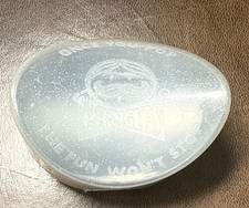 Vintage Clear Silver Glitter