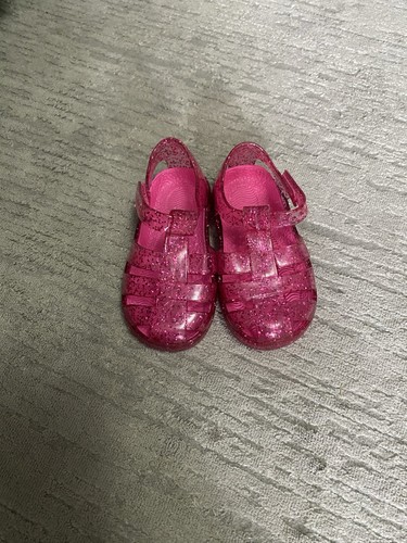 Pink glitter jelly - pink,